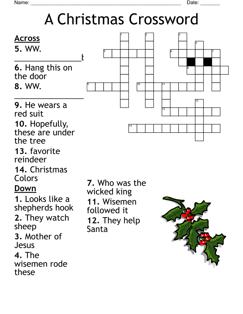 A Christmas Crossword