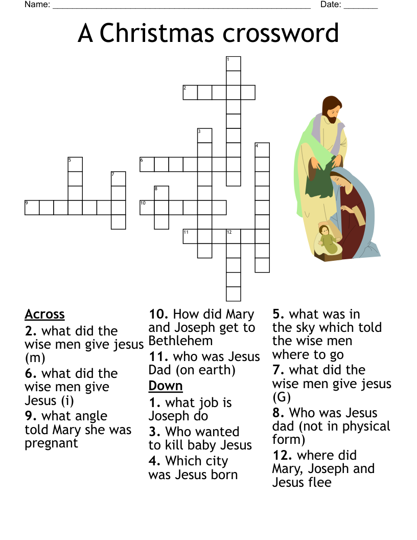 A Christmas crossword