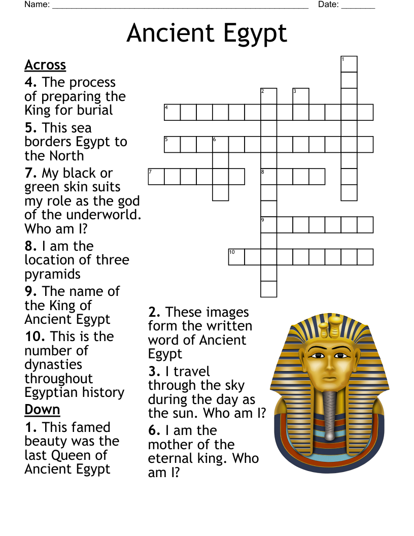Ancient Egypt Crossword