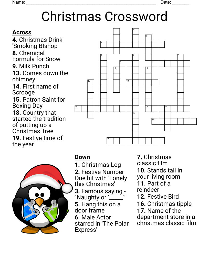 Christmas Crossword