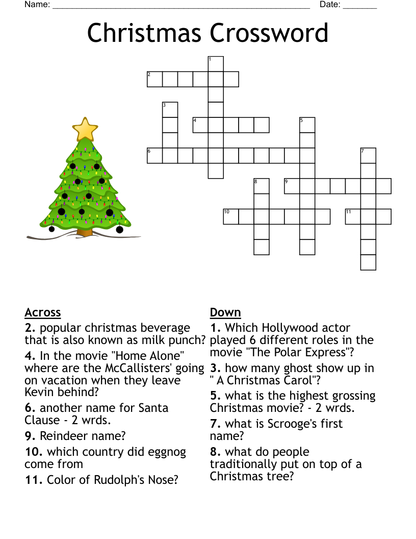 Christmas Crossword