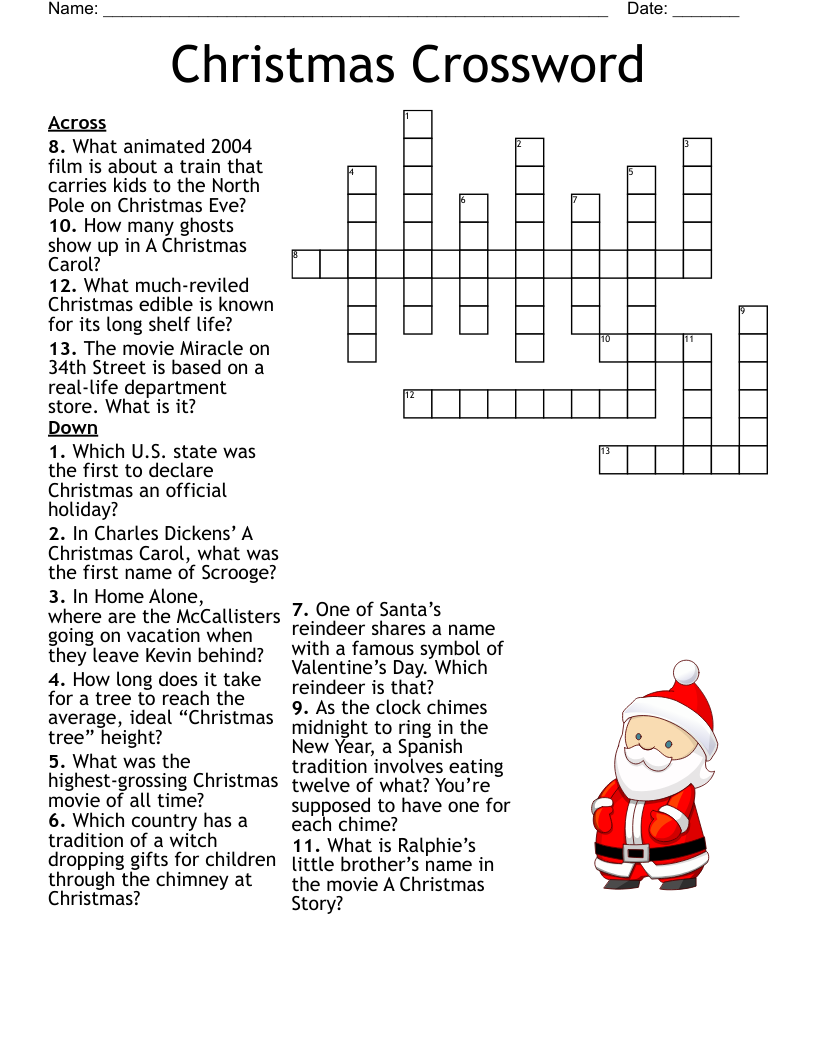 Christmas Crossword