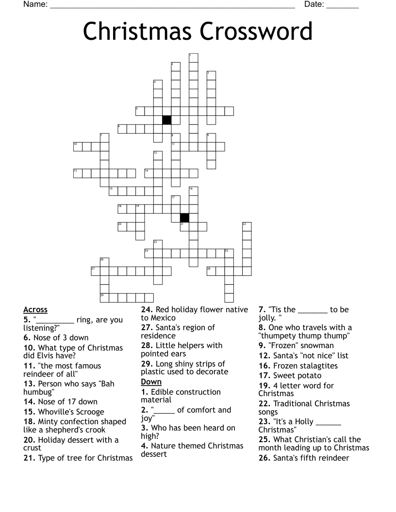 Christmas Crossword