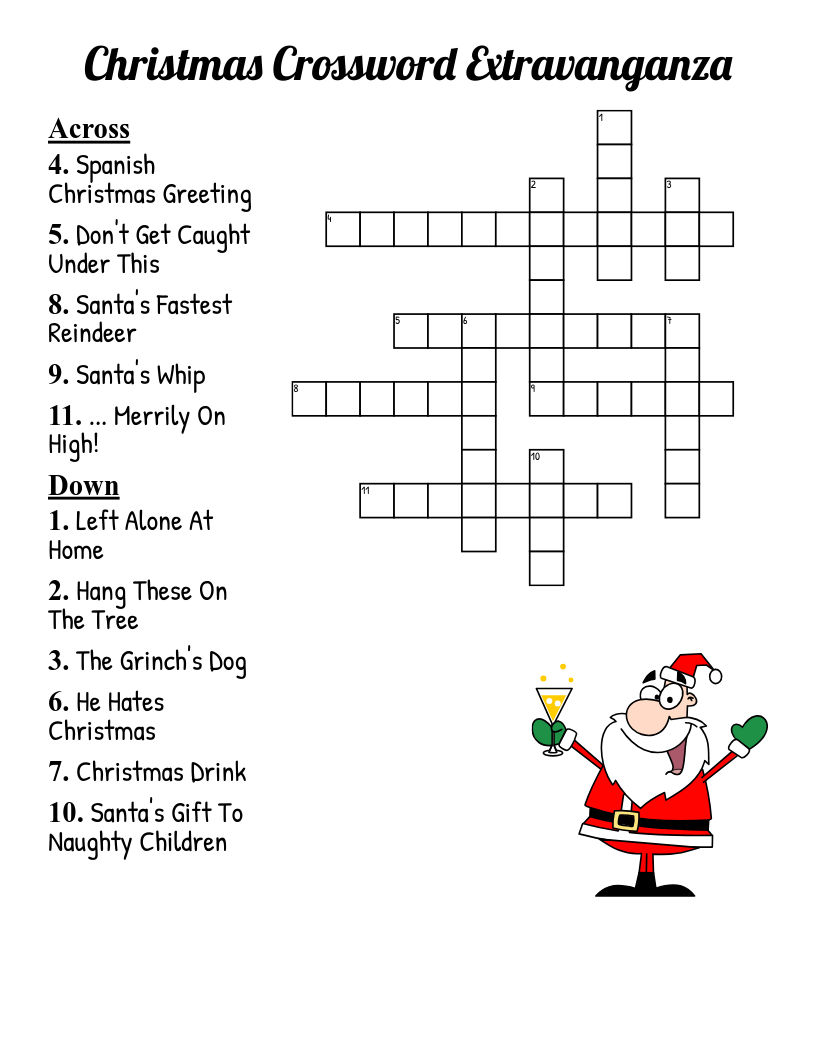 Christmas Crossword Extravanganza