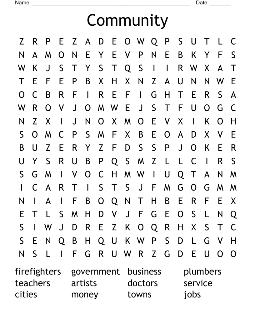 Community Word Search