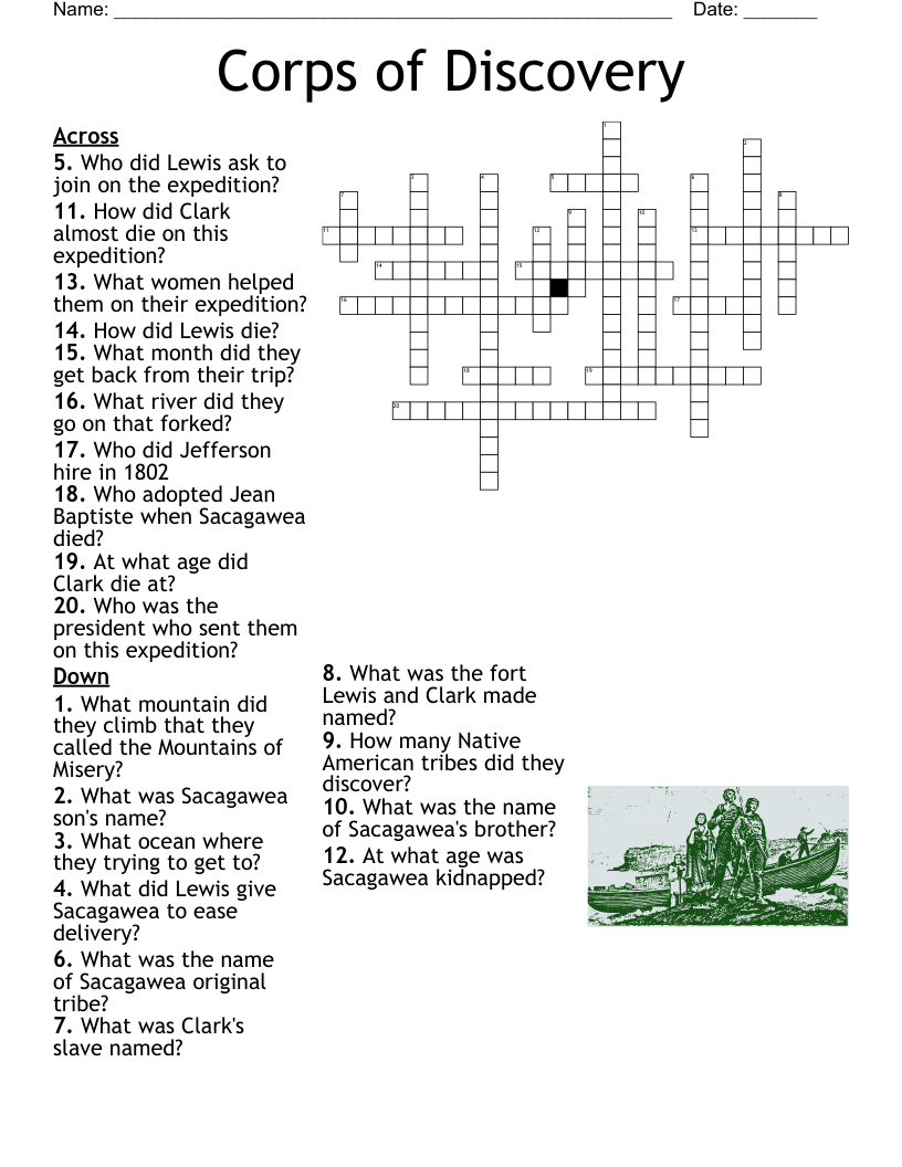 Corps of Discovery Crossword