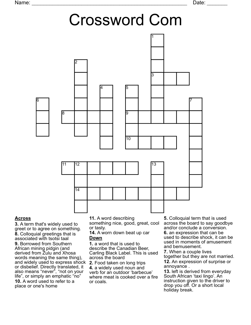 Crossword Com
