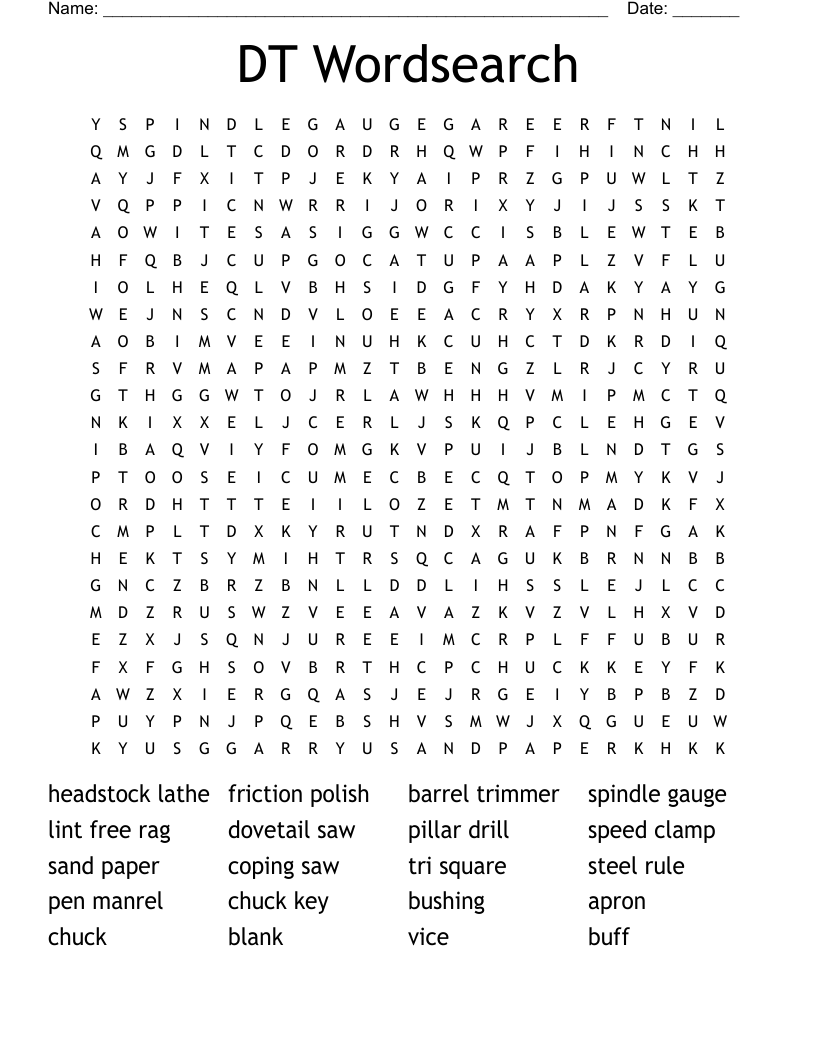 DT Wordsearch