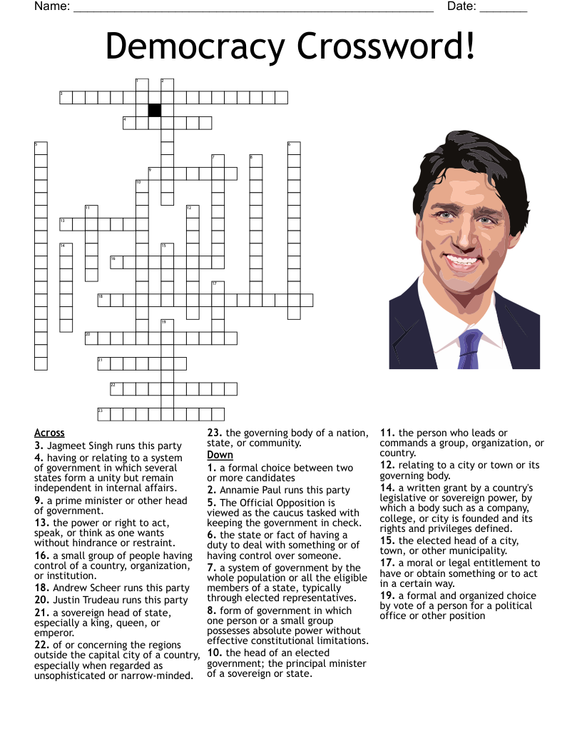 Democracy Crossword!