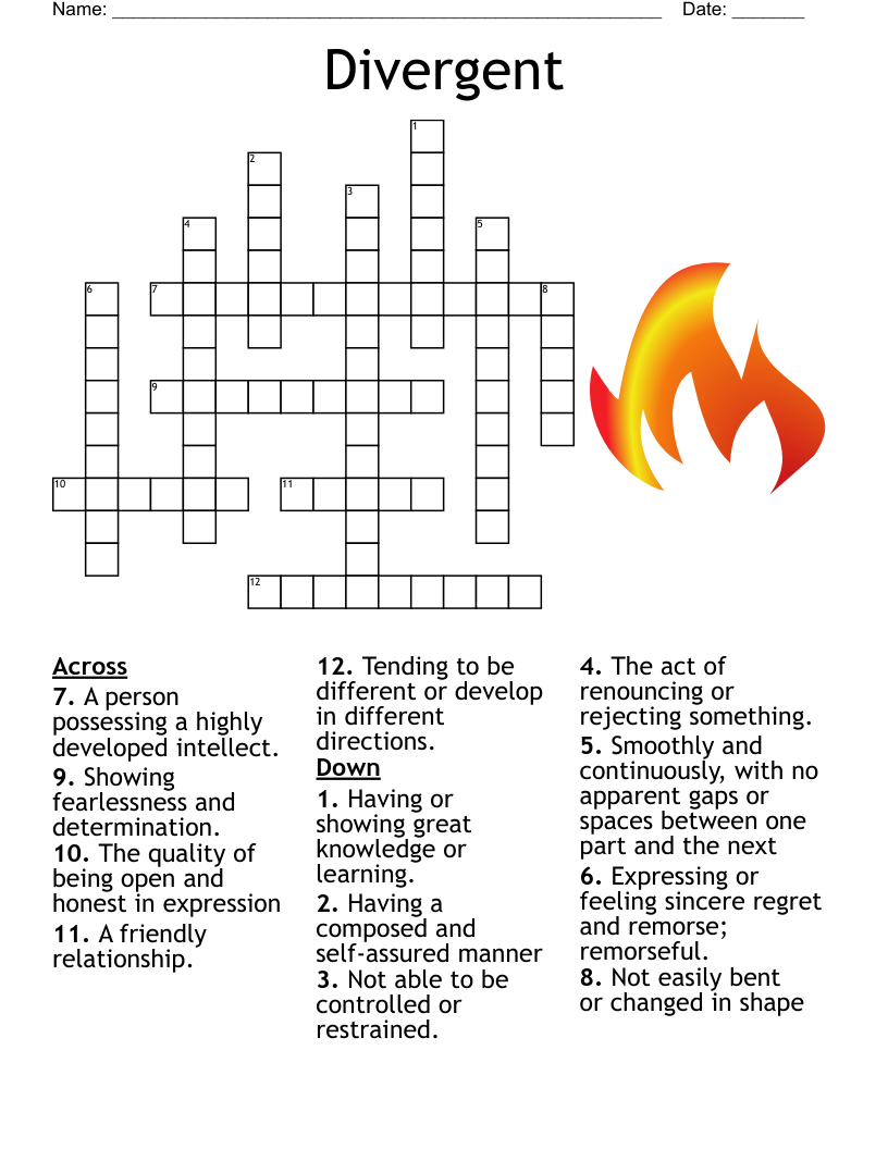 Divergent Crossword