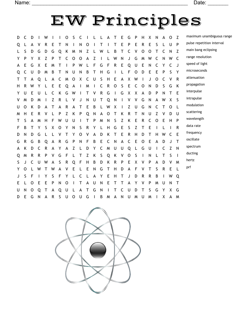 EW Principles Word Search