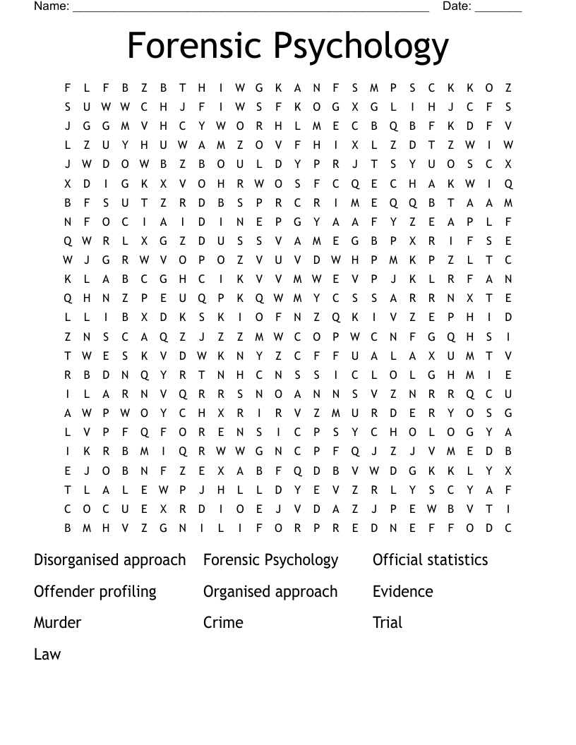 Forensic Psychology 