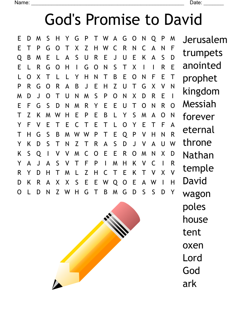 God's Promise to David Word Search