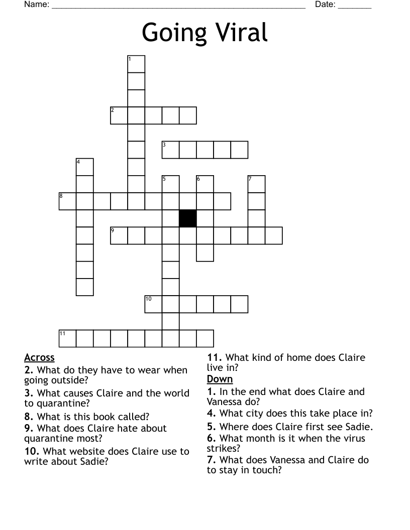 Going Viral Crossword