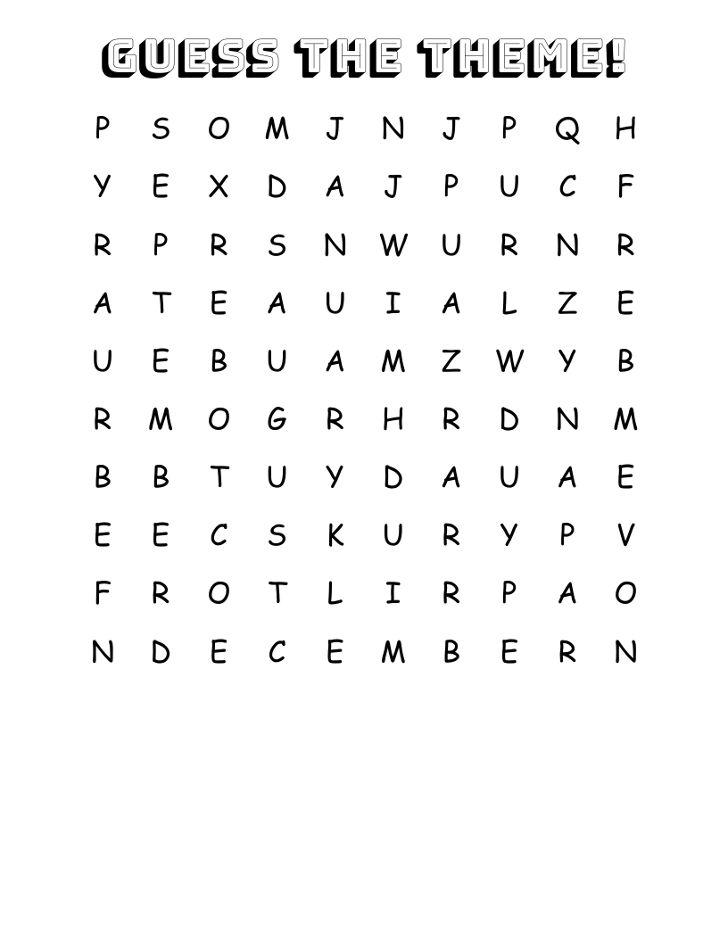 Guess The Theme!