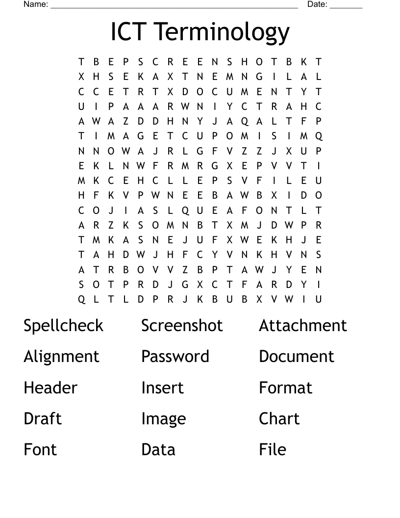 ICT Terminology
