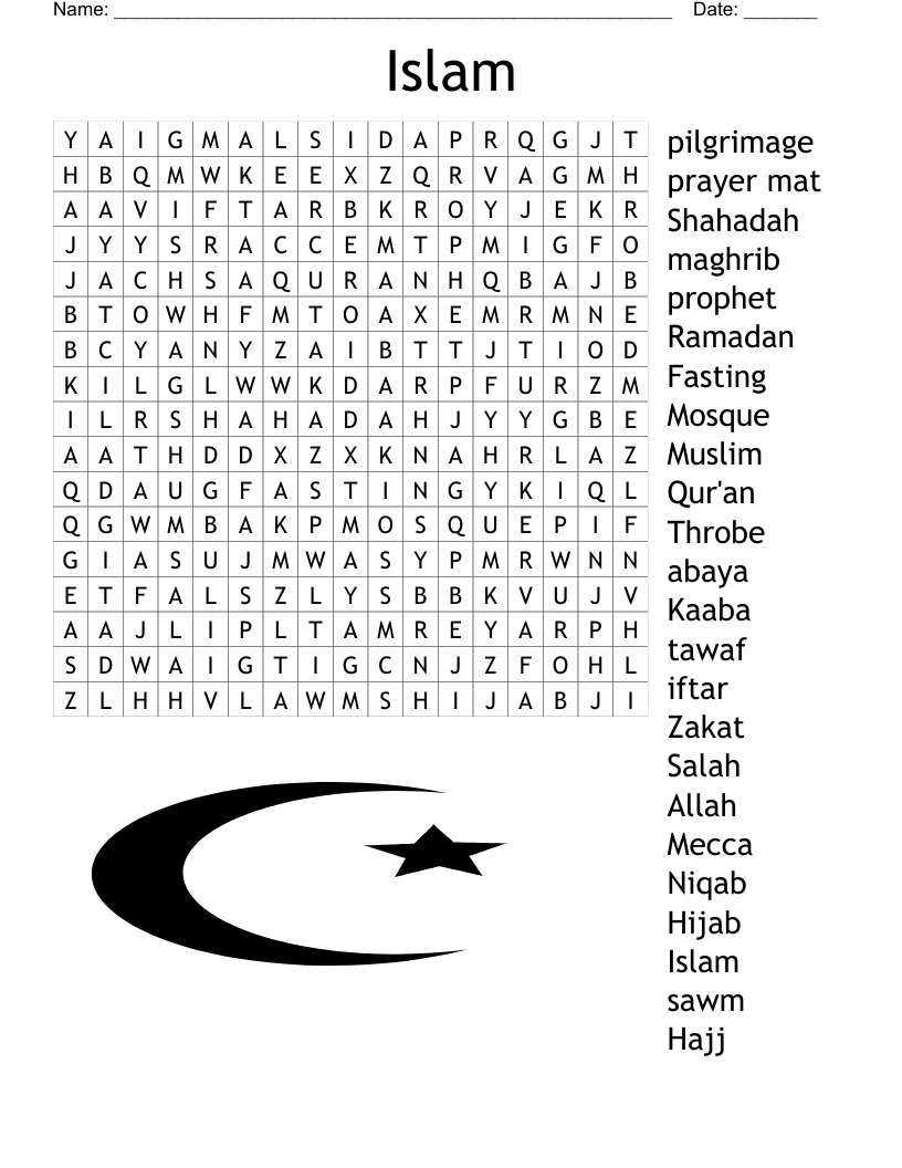 Islam Word Search