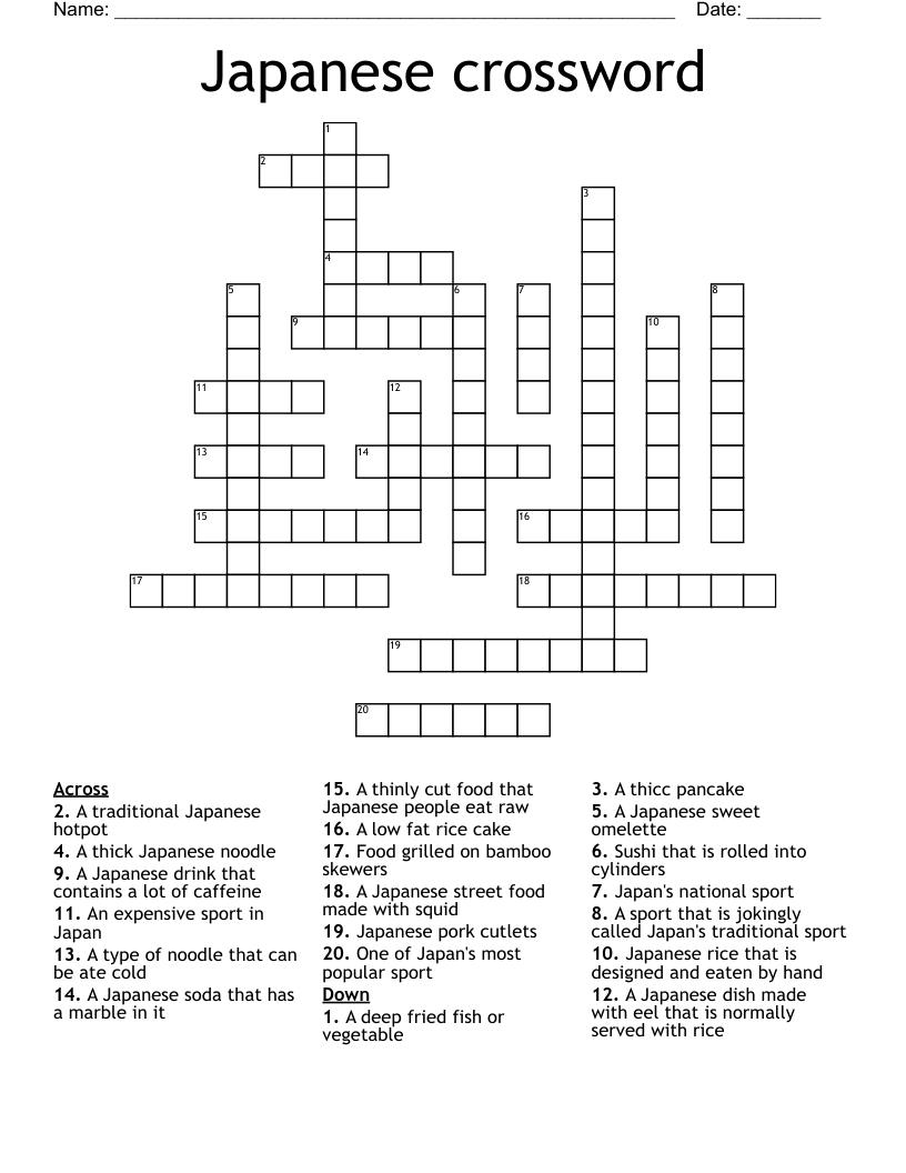 Japanese crossword