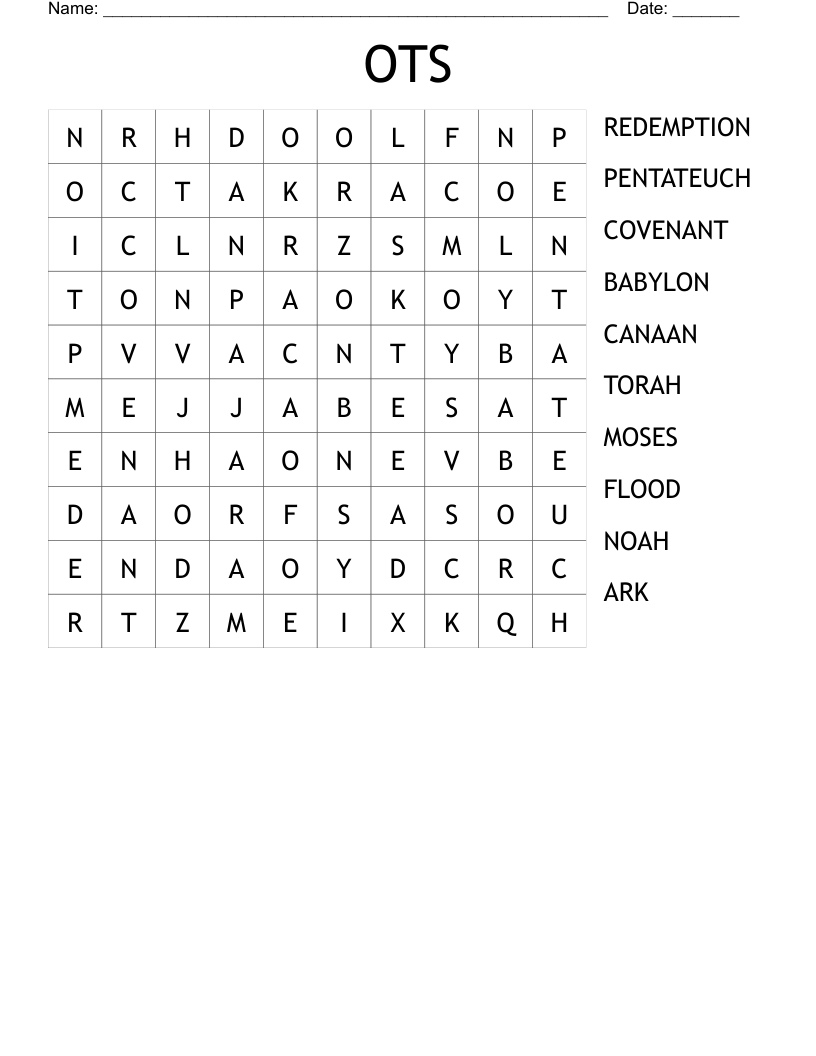 OTS Word Search