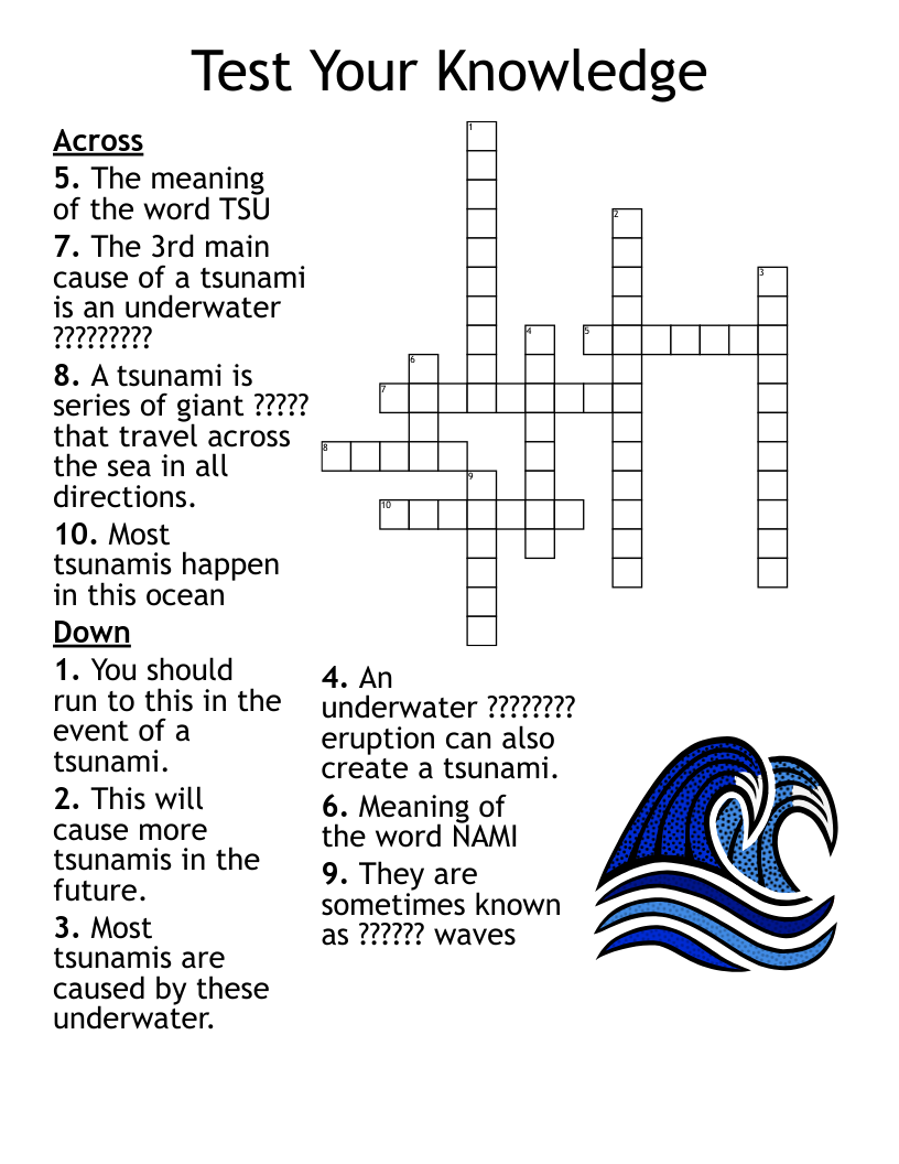 Test Your Knowledge Crossword