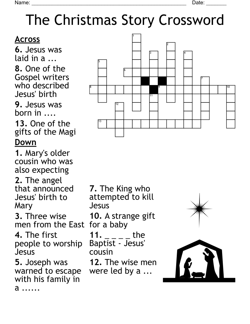 The Christmas Story Crossword