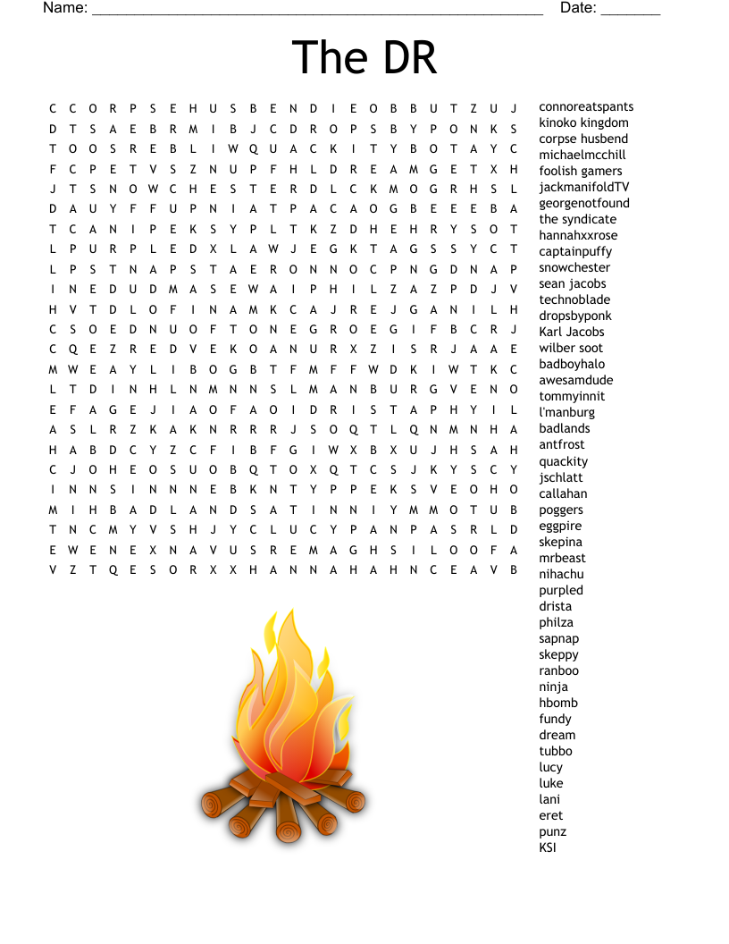 The DR Word Search