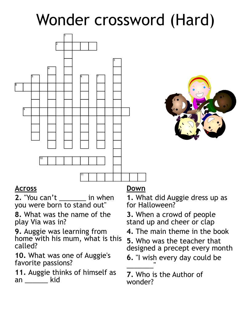 Wonder crossword (Hard)