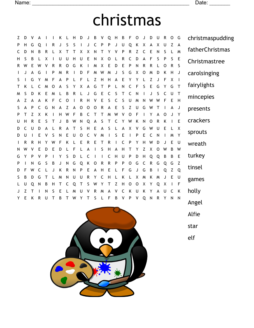 christmas Word Search