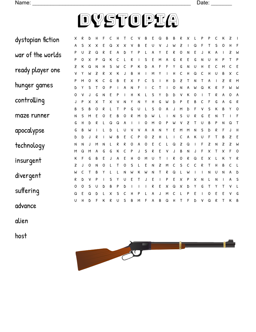 dystopia Word Search