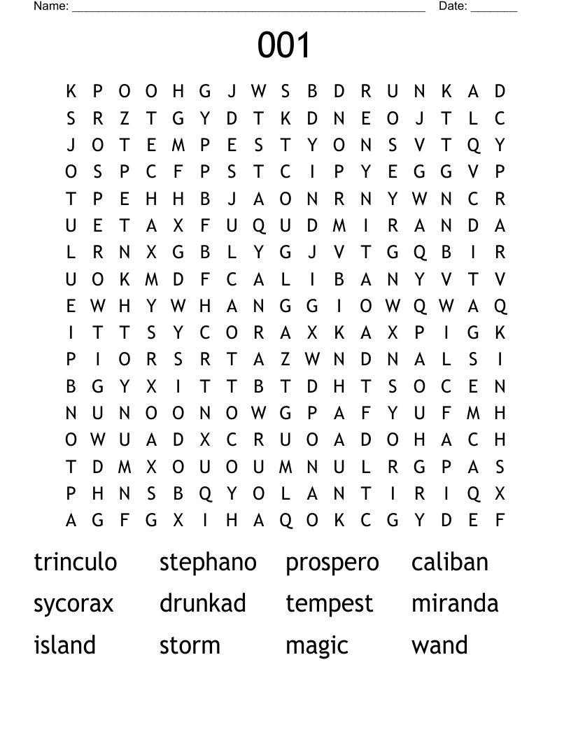 001 Word Search