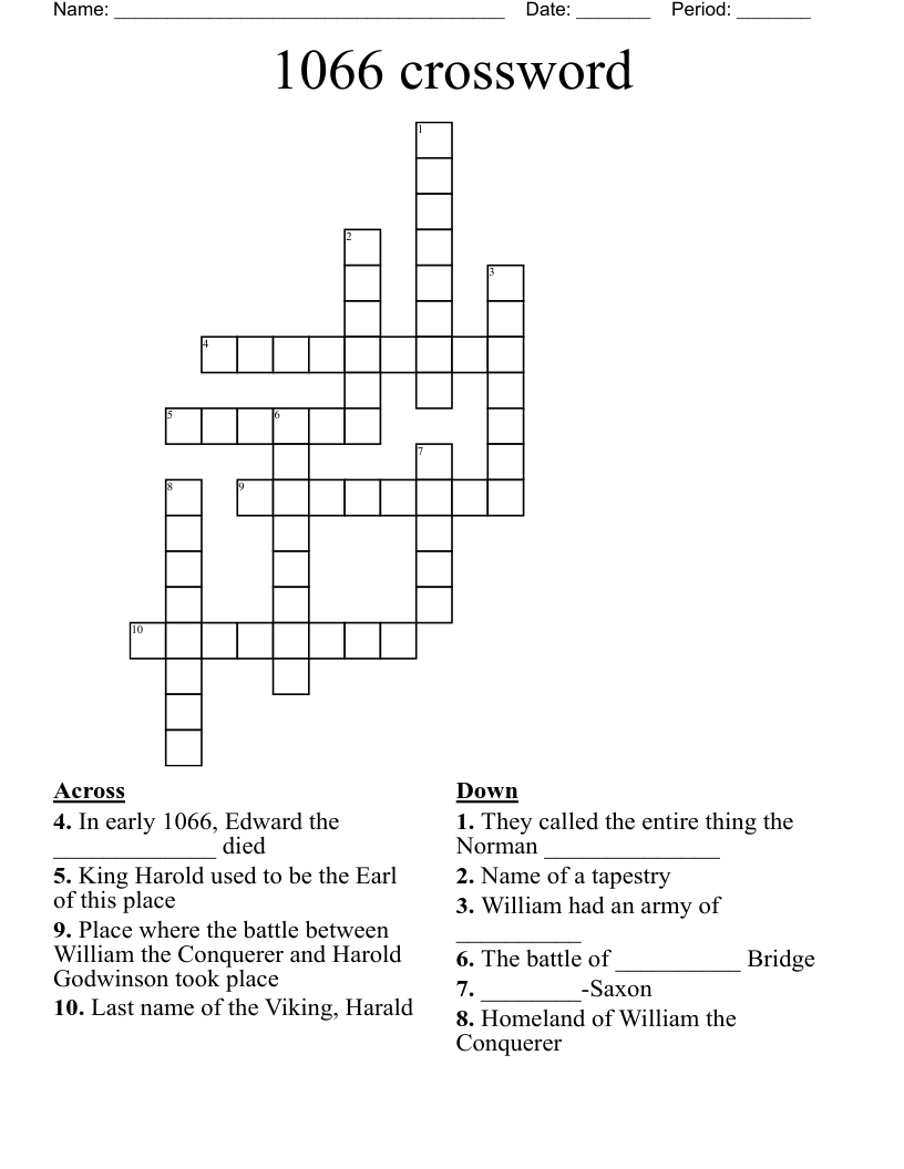 1066 crossword