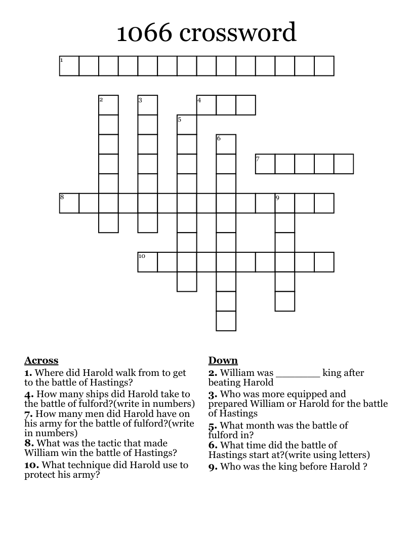 1066 crossword