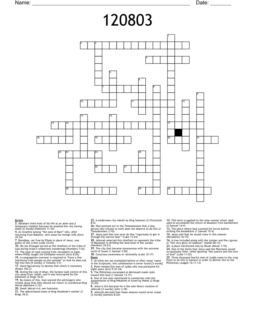 120803 Crossword