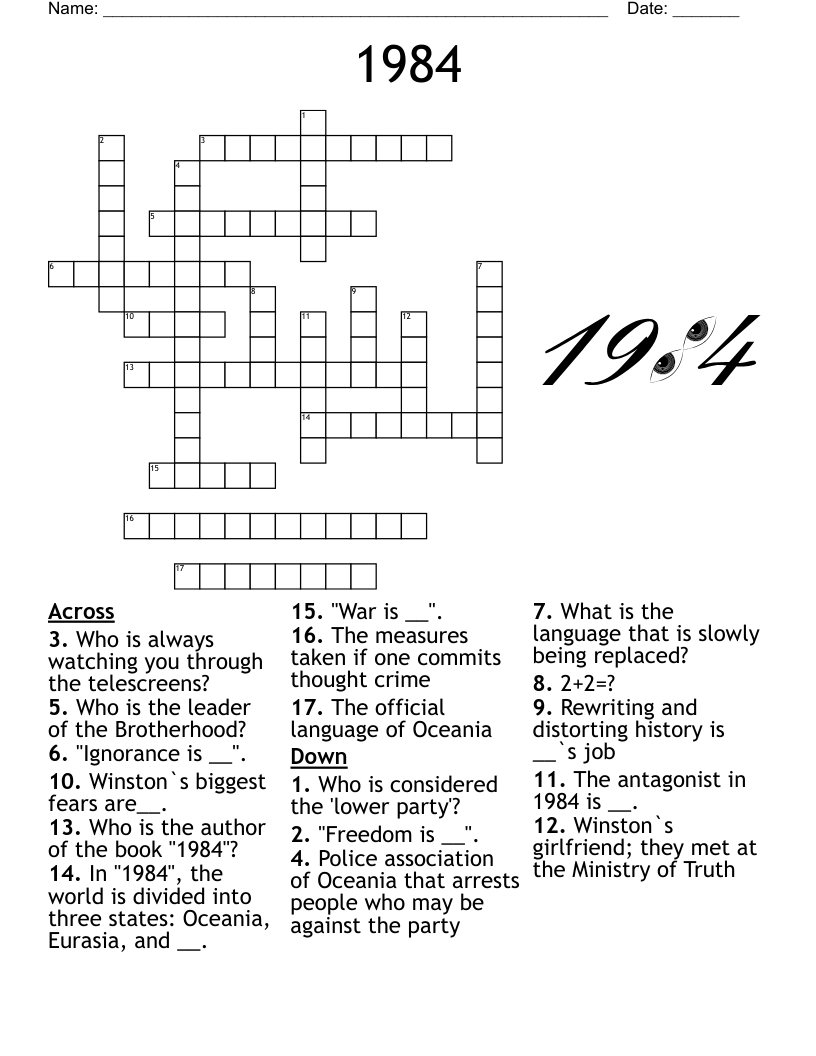 1984 Crossword