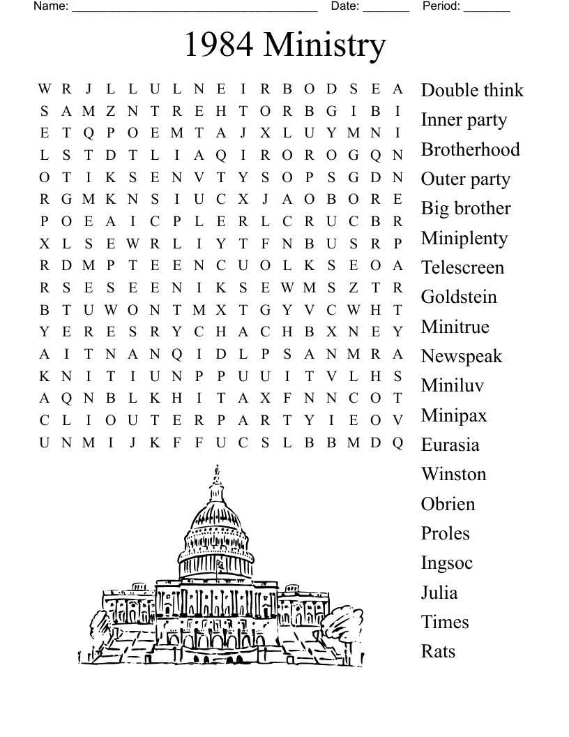 1984 Ministry Word Search