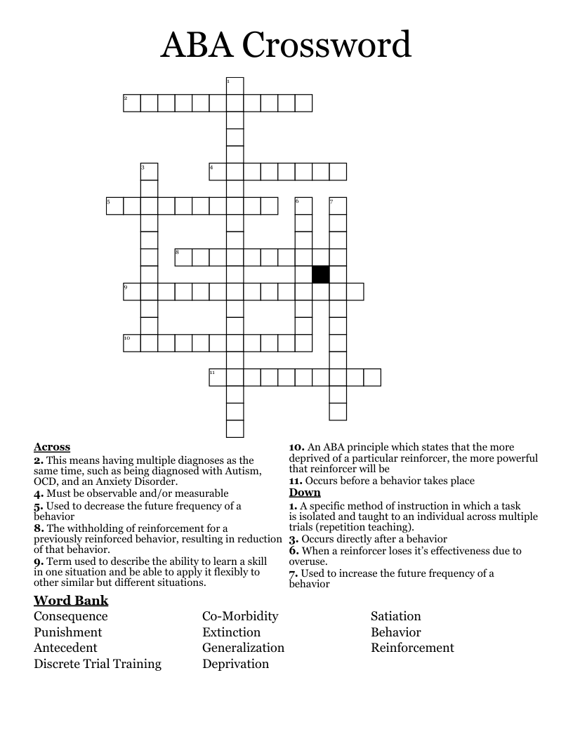 ABA Crossword