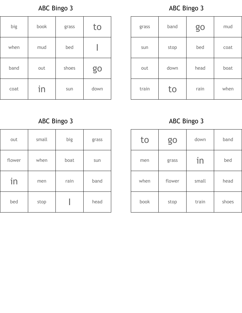 ABC Bingo 3