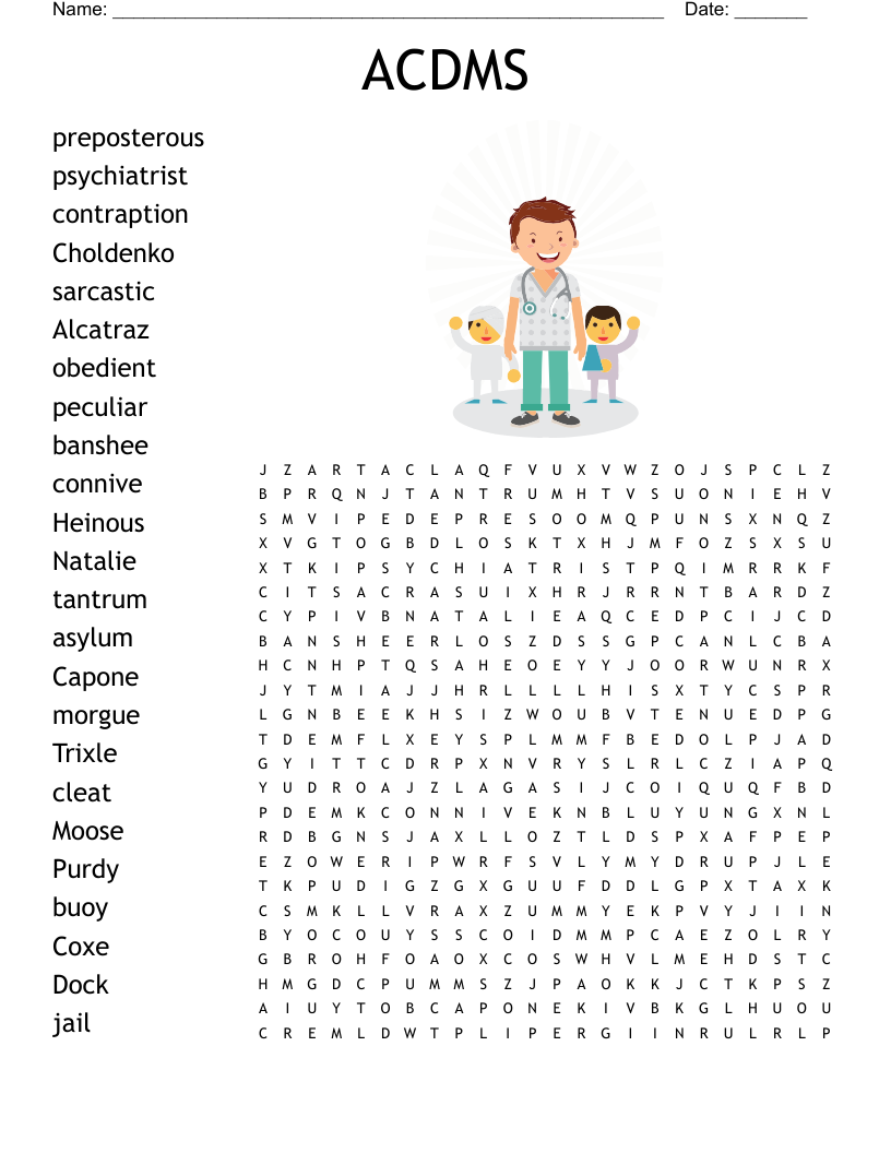 ACDMS Word Search