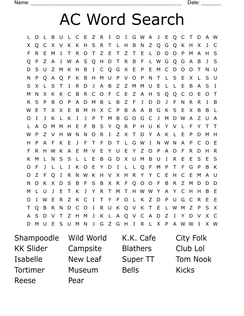 AC Word Search