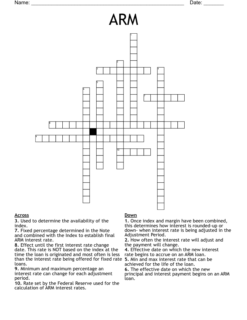 ARM Crossword