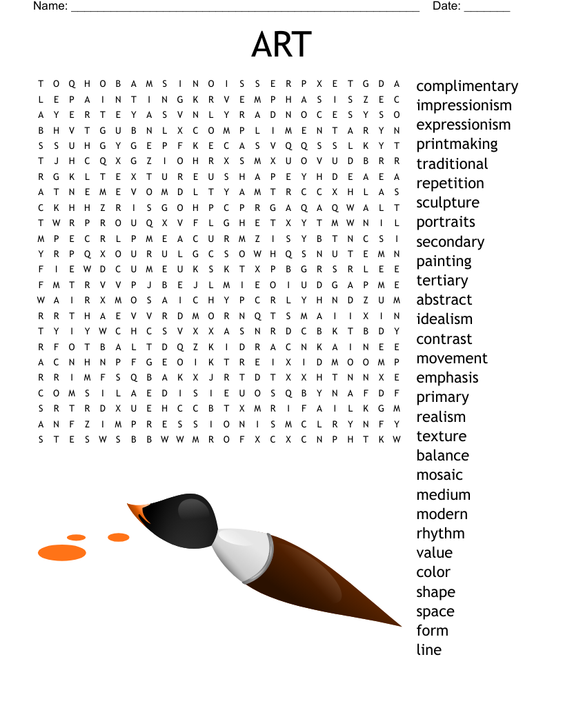 ART Word Search