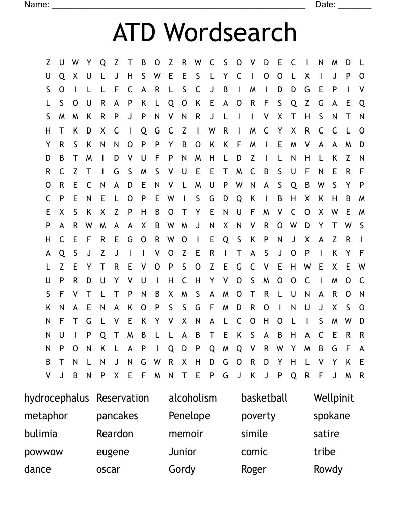 ATD Wordsearch