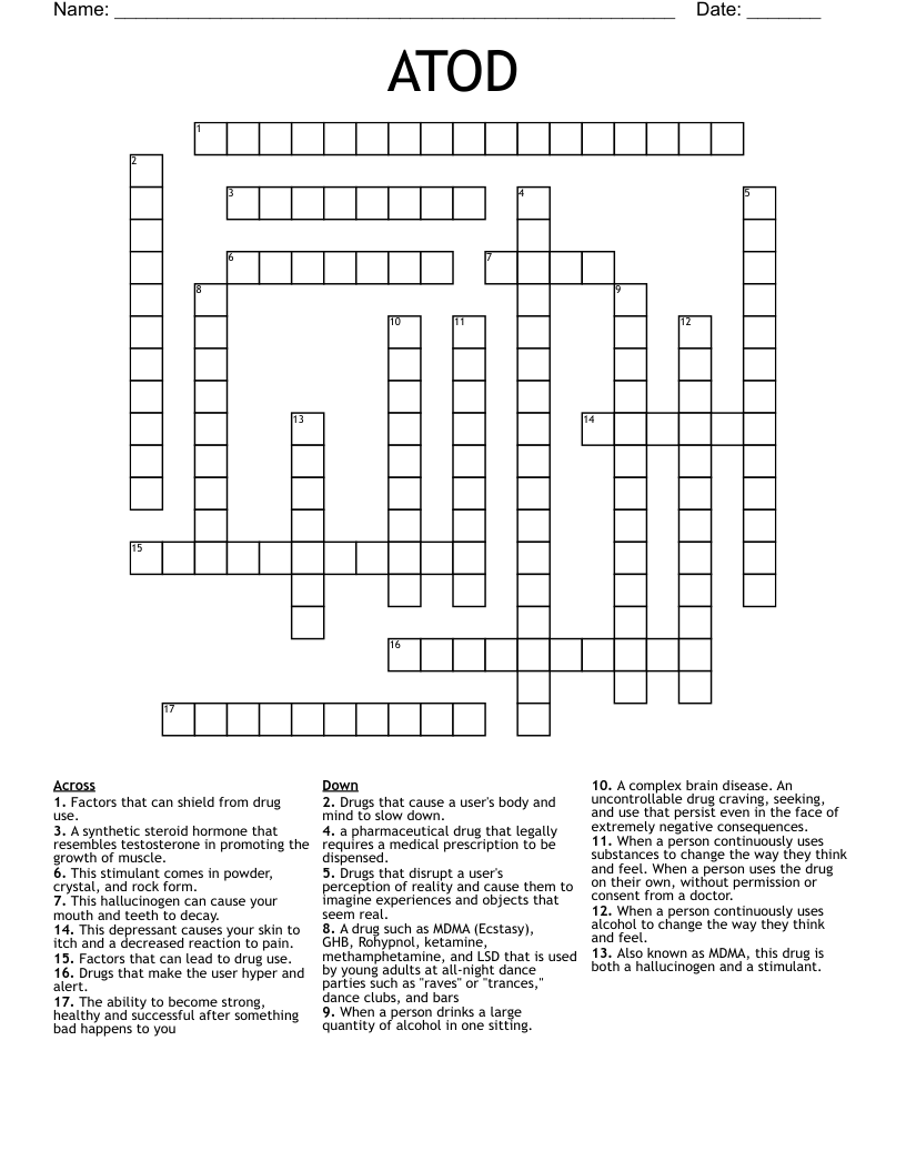 ATOD Crossword