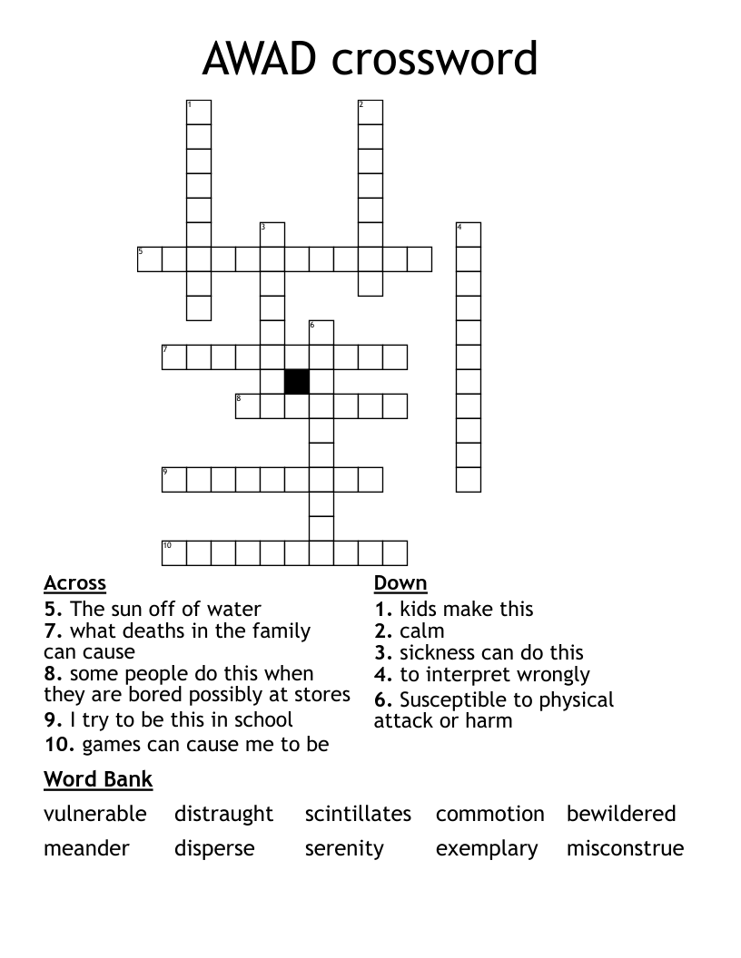 AWAD crossword