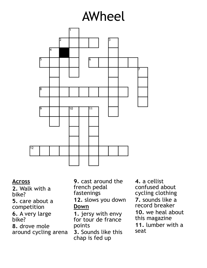 AWheel Crossword