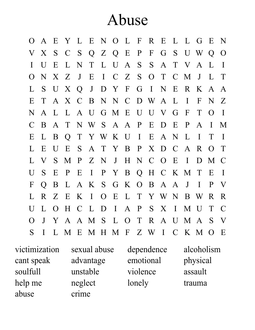 Abuse Word Search