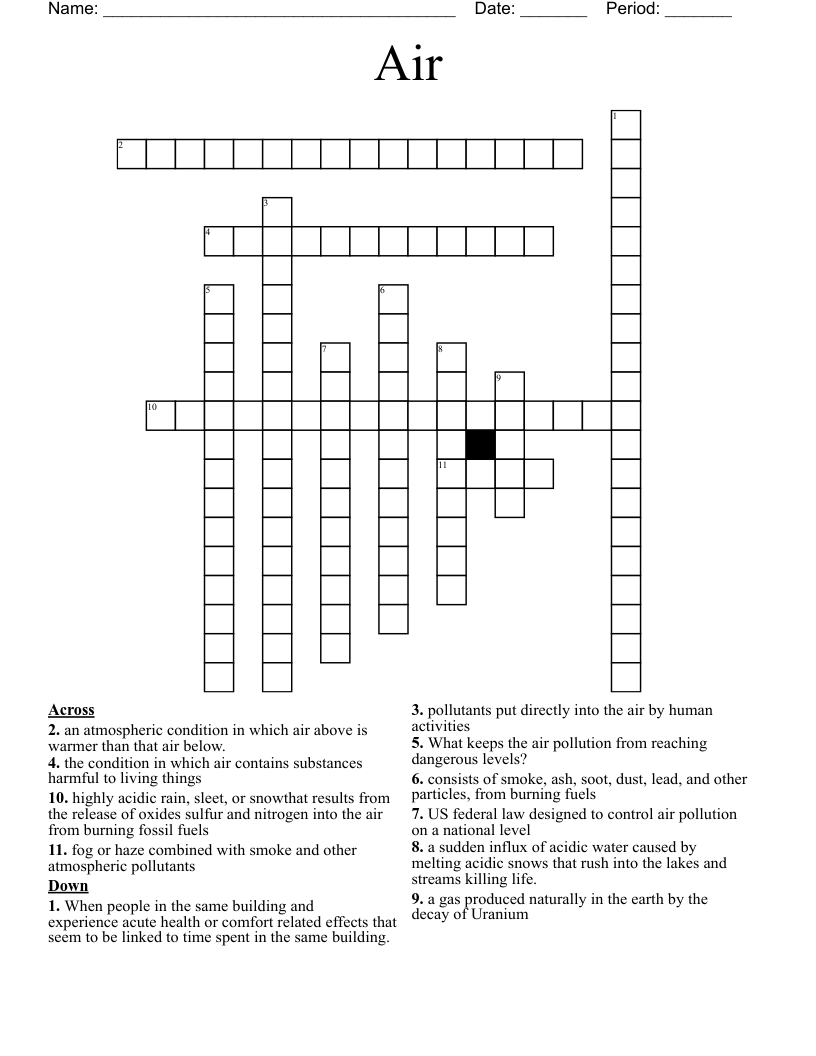 Air  Crossword