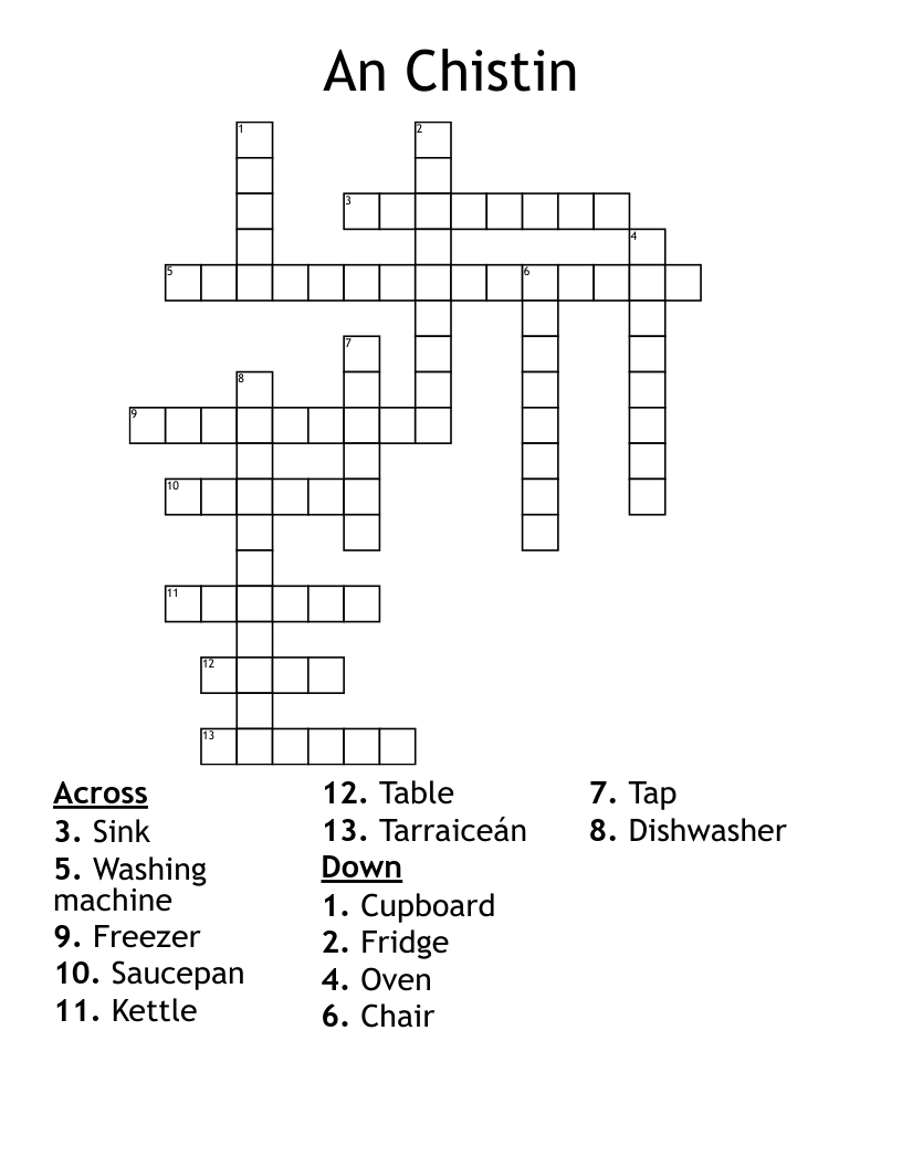 An Chistin Crossword