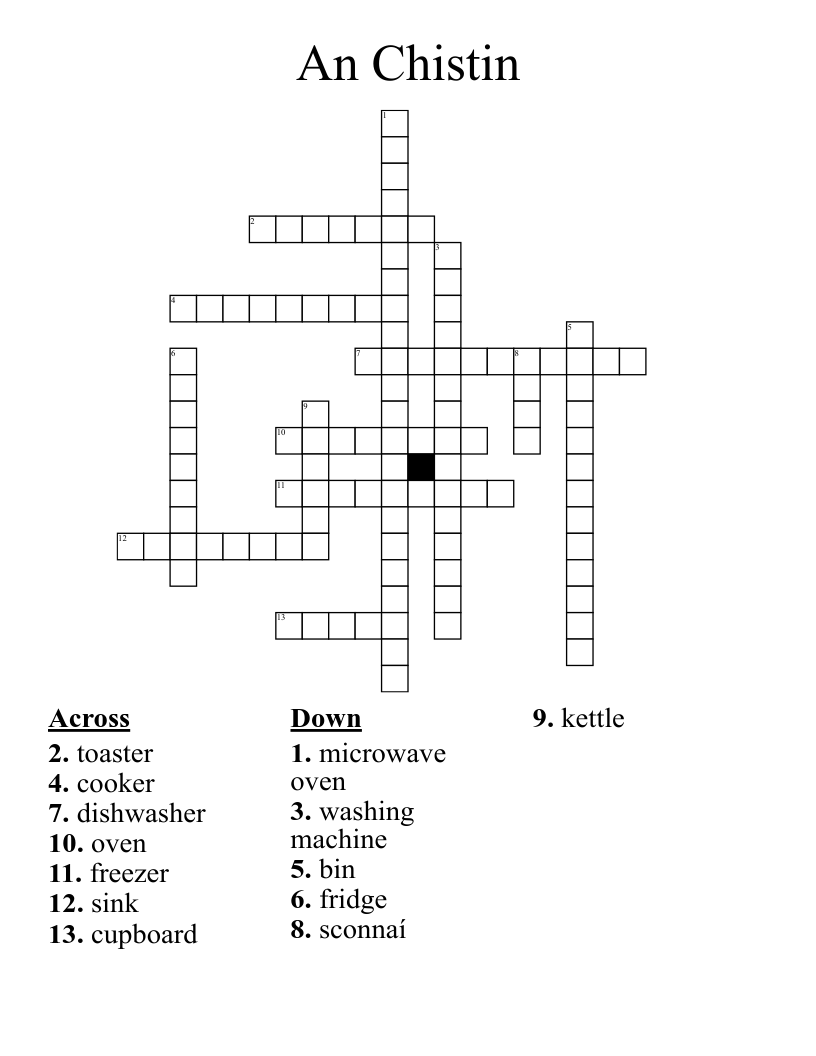 An Chistin Crossword