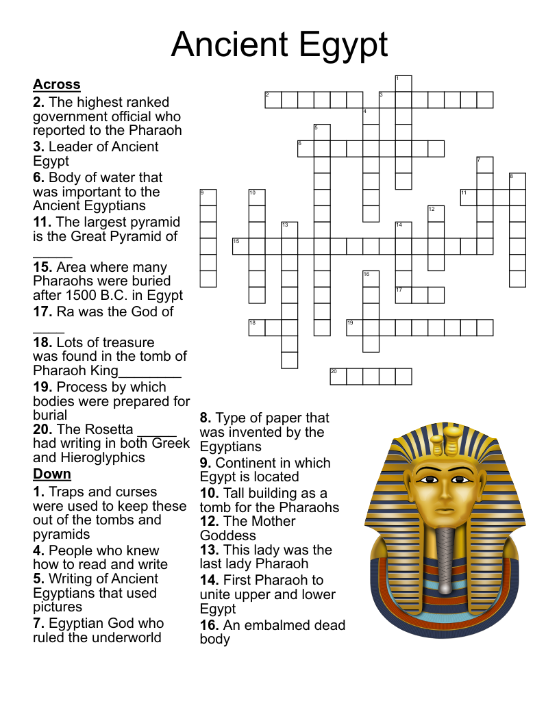 Ancient Egypt Crossword